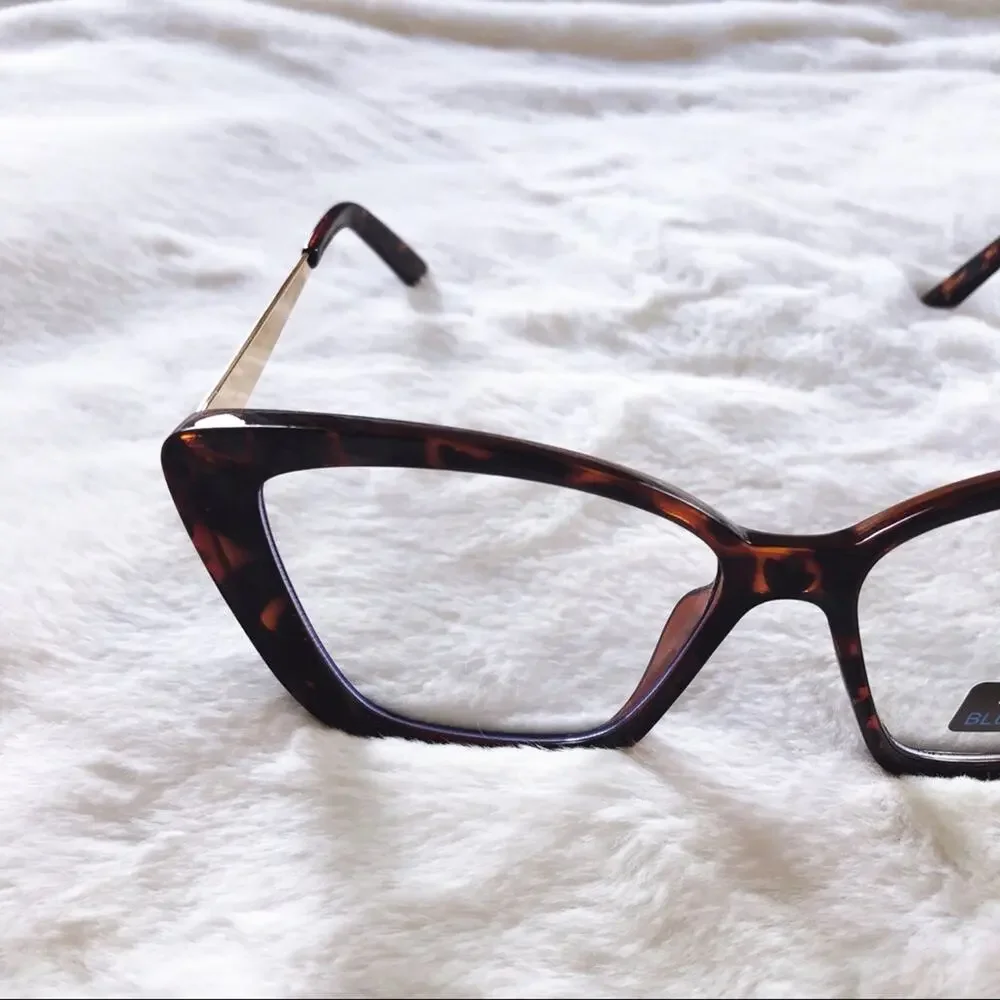 Chels Tortoise Brown Computer Blue Light Glasses